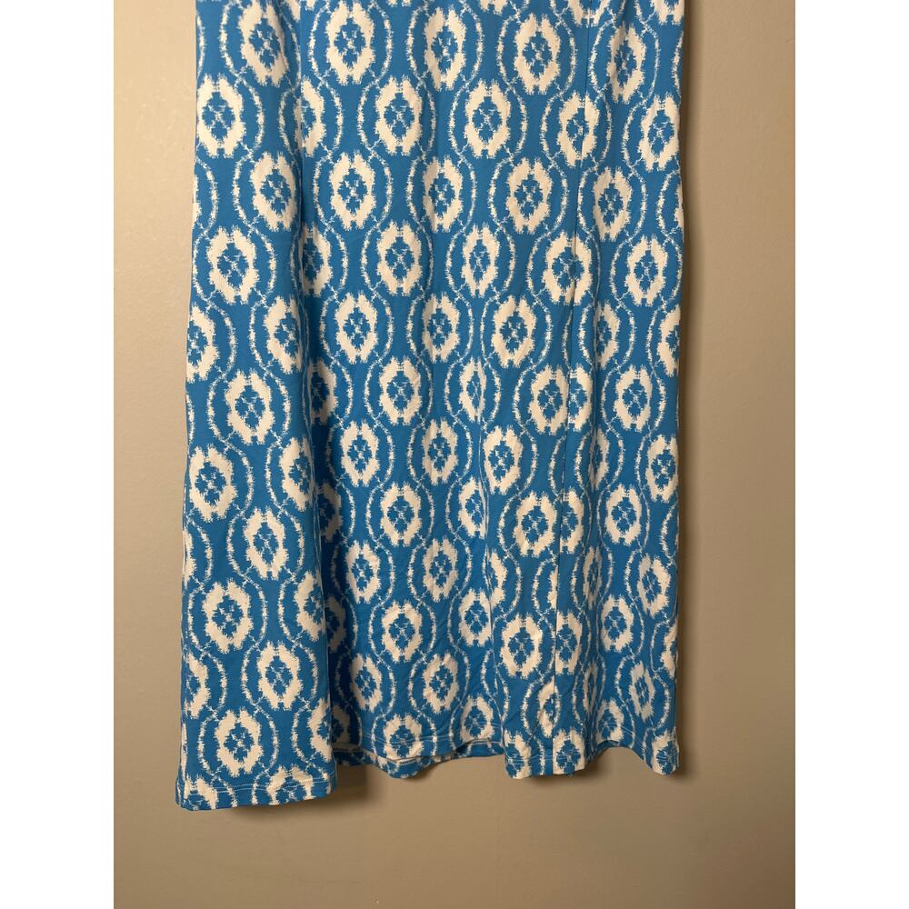 J McLaughlin Catalina Cloth Shift Dress Sleeveless Womens Size M Blue - Picture 3 of 9